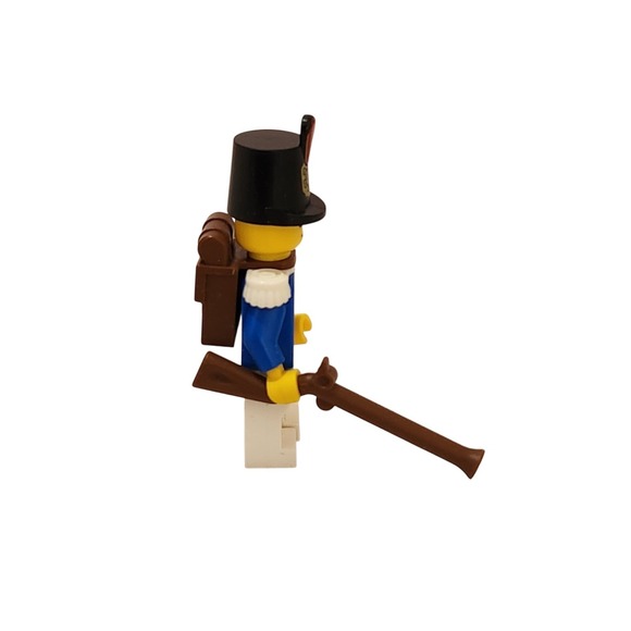 LEGO Pirates 1: Imperial Soldier Blue Coat, MUSKET,‎ pi061, 6259, BRIG, 1991 - Picture 3 of 7